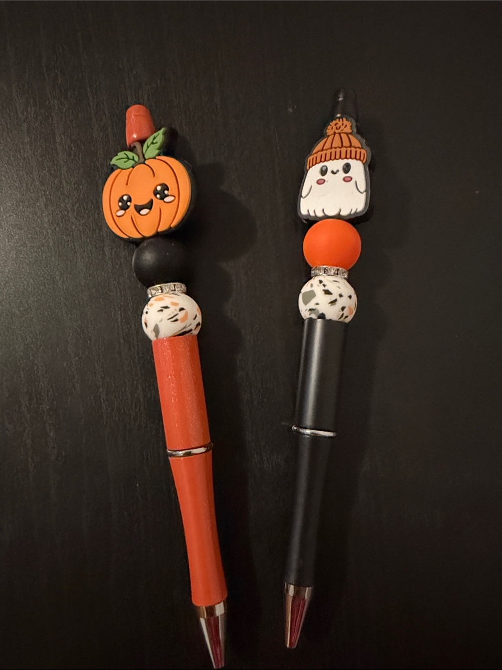 Cute Pumpkin and ghost Pen set